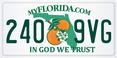 FL license plate 2409VG