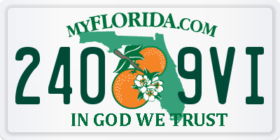 FL license plate 2409VI