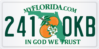 FL license plate 2410KB