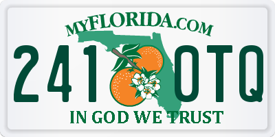 FL license plate 2410TQ