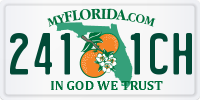 FL license plate 2411CH