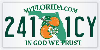 FL license plate 2411CY