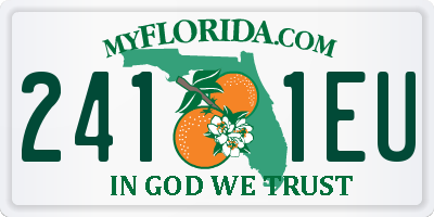 FL license plate 2411EU