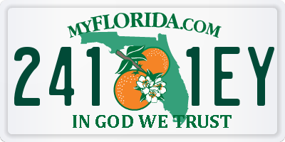 FL license plate 2411EY