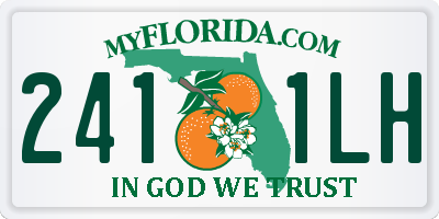 FL license plate 2411LH