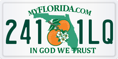 FL license plate 2411LQ