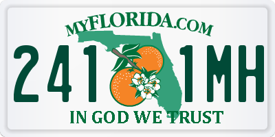 FL license plate 2411MH