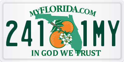 FL license plate 2411MY