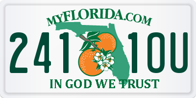 FL license plate 2411OU