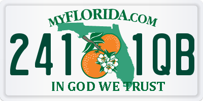 FL license plate 2411QB