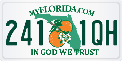 FL license plate 2411QH