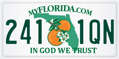 FL license plate 2411QN