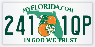FL license plate 2411QP