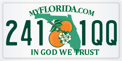FL license plate 2411QQ