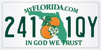 FL license plate 2411QY