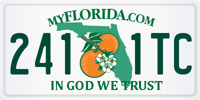 FL license plate 2411TC
