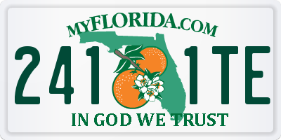 FL license plate 2411TE