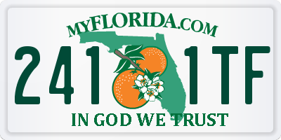 FL license plate 2411TF