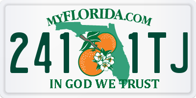 FL license plate 2411TJ
