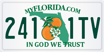 FL license plate 2411TV