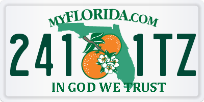 FL license plate 2411TZ