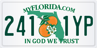 FL license plate 2411YP