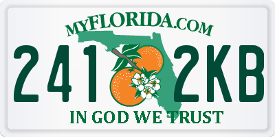FL license plate 2412KB