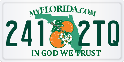 FL license plate 2412TQ
