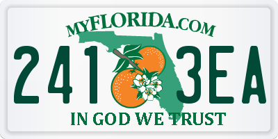 FL license plate 2413EA