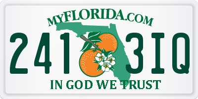 FL license plate 2413IQ