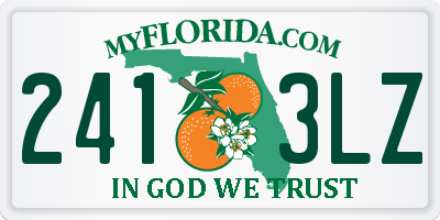 FL license plate 2413LZ
