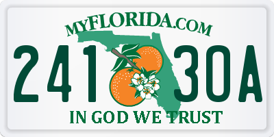 FL license plate 2413OA