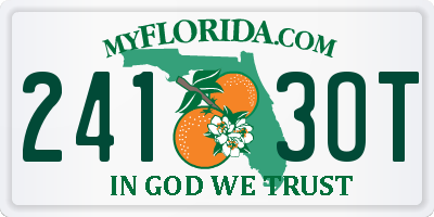 FL license plate 2413OT
