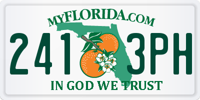 FL license plate 2413PH