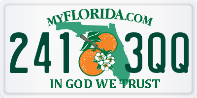 FL license plate 2413QQ