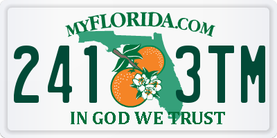 FL license plate 2413TM