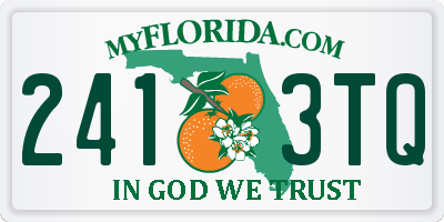 FL license plate 2413TQ