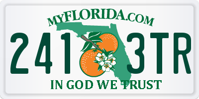 FL license plate 2413TR