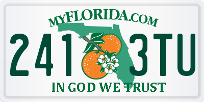 FL license plate 2413TU