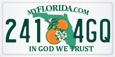 FL license plate 2414GQ