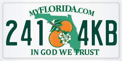 FL license plate 2414KB