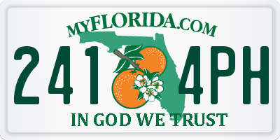 FL license plate 2414PH
