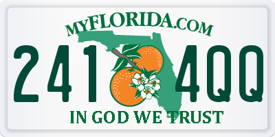 FL license plate 2414QQ
