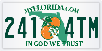FL license plate 2414TM