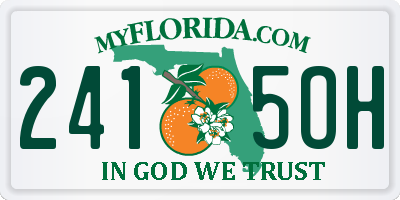 FL license plate 2415OH