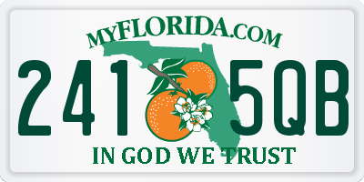 FL license plate 2415QB