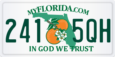 FL license plate 2415QH