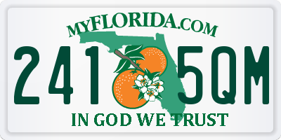 FL license plate 2415QM
