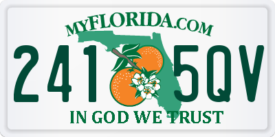 FL license plate 2415QV