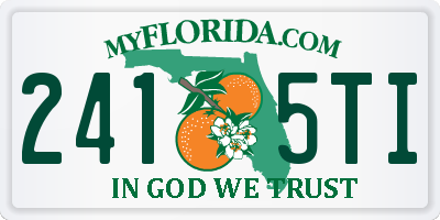 FL license plate 2415TI
